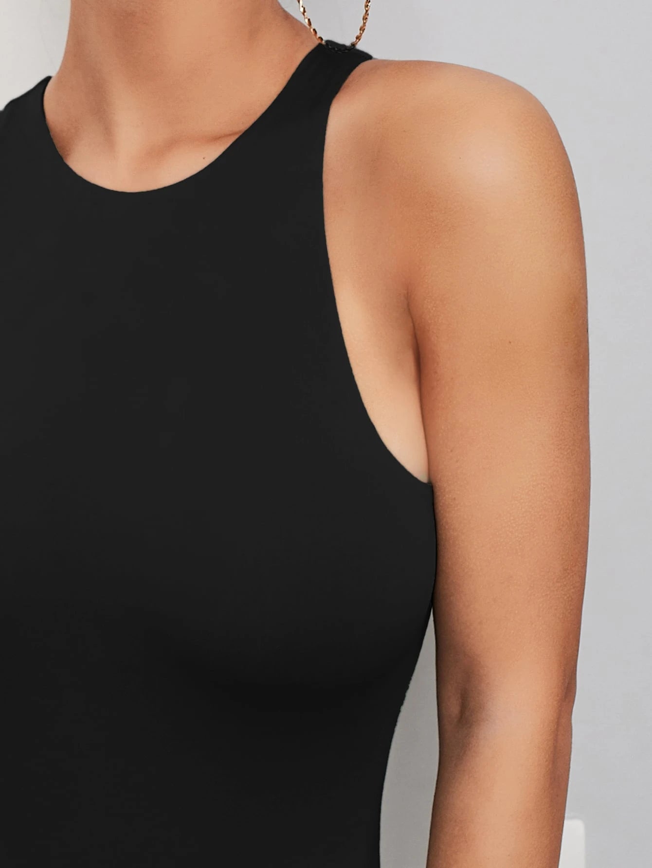 Minimalist Solid Tank Bodysuit | Seamless Everyday Base Layer