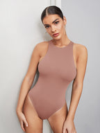 Minimalist Solid Tank Bodysuit | Seamless Everyday Base Layer