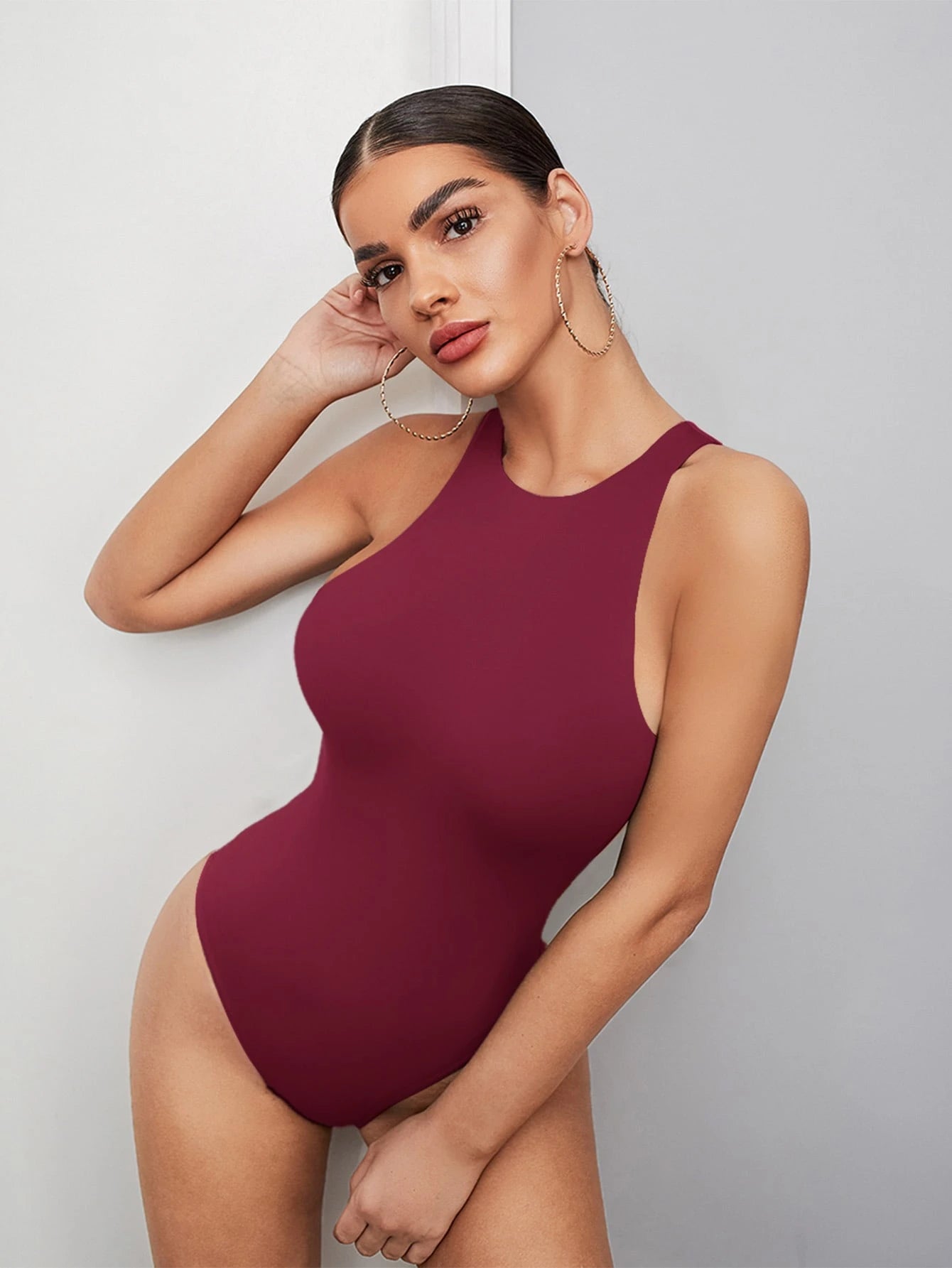 Minimalist Solid Tank Bodysuit | Seamless Everyday Base Layer