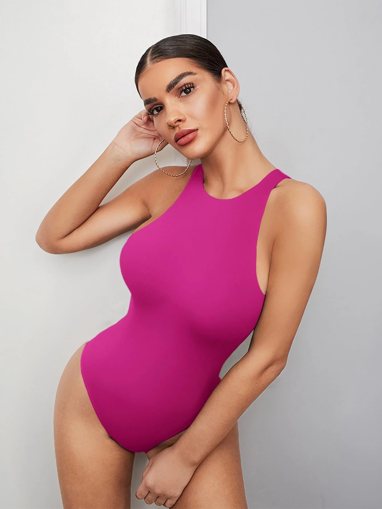 Minimalist Solid Tank Bodysuit | Seamless Everyday Base Layer