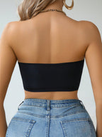 Strapless One-Shoulder Lingerie Bra | Front Closure Lift Support | Elegant Statement Fit