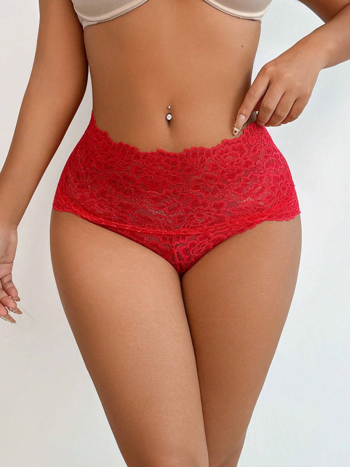 High Waist Lace Shaping Panties | Tummy Control Lingerie Briefs | Seamless Shaping Underwear