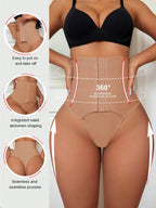 High-Waist Sculpting G-String | Button-Front Slimming Underwear
