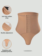 High-Waist Sculpting G-String | Button-Front Slimming Underwear