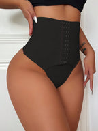 High-Waist Sculpting G-String | Button-Front Slimming Underwear