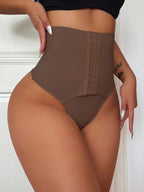 High-Waist Sculpting G-String | Button-Front Slimming Underwear