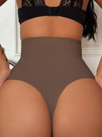 High-Waist Sculpting G-String | Button-Front Slimming Underwear