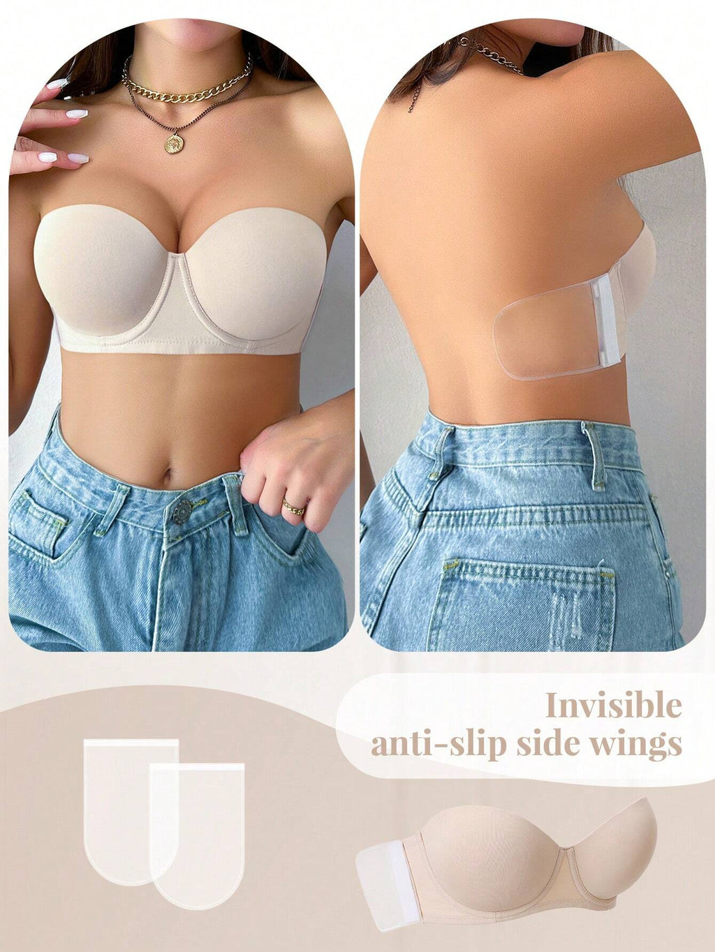 Front Closure Underwire Bra | Seamless Hook & Loop Design | Supportive Everyday Fit