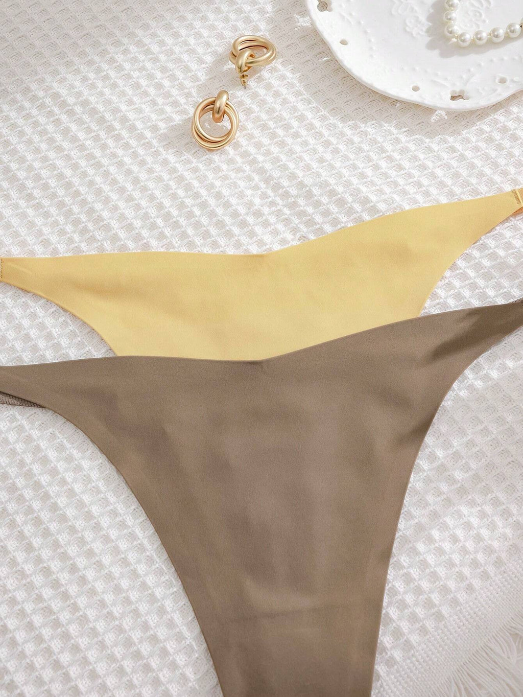 7-Pack Seamless G-String Panties | Solid Color No-Show Thong | Everyday Comfort Fit