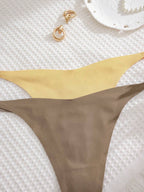 7-Pack Seamless G-String Panties | Solid Color No-Show Thong | Everyday Comfort Fit