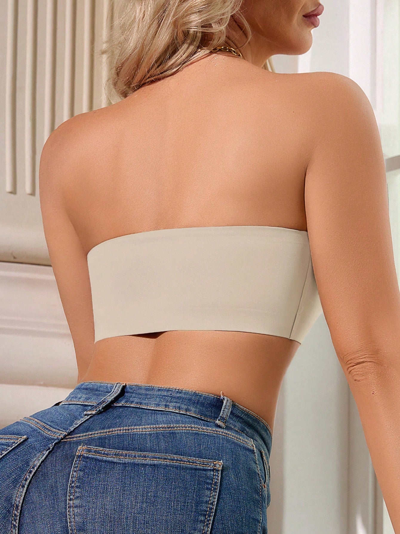 Wire-Free Tube Top Bra | Strapless Seamless Fit | Comfortable Everyday Wear