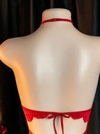 Elegant Lace Bodysuit for Women with Modern Open Detail