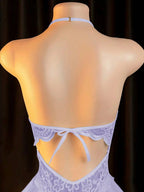 Elegant Lace Bodysuit for Women with Modern Open Detail