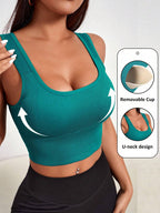 Seamless Sports Bra with Removable Padding | Lift Support Comfortable Activewear Bra