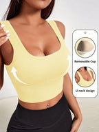 Seamless Sports Bra with Removable Padding | Lift Support Comfortable Activewear Bra