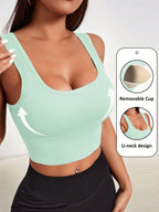Seamless Sports Bra with Removable Padding | Lift Support Comfortable Activewear Bra