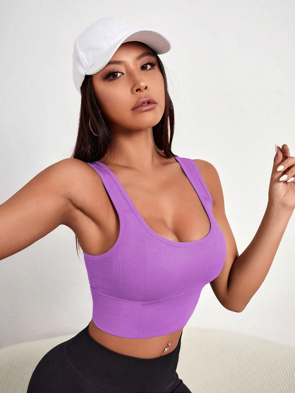 Seamless Sports Bra with Removable Padding | Lift Support Comfortable Activewear Bra