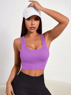Seamless Sports Bra with Removable Padding | Lift Support Comfortable Activewear Bra
