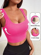 Seamless Sports Bra with Removable Padding | Lift Support Comfortable Activewear Bra