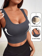 Seamless Sports Bra with Removable Padding | Lift Support Comfortable Activewear Bra