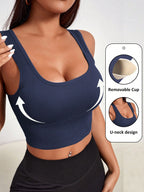 Seamless Sports Bra with Removable Padding | Lift Support Comfortable Activewear Bra