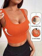Seamless Sports Bra with Removable Padding | Lift Support Comfortable Activewear Bra