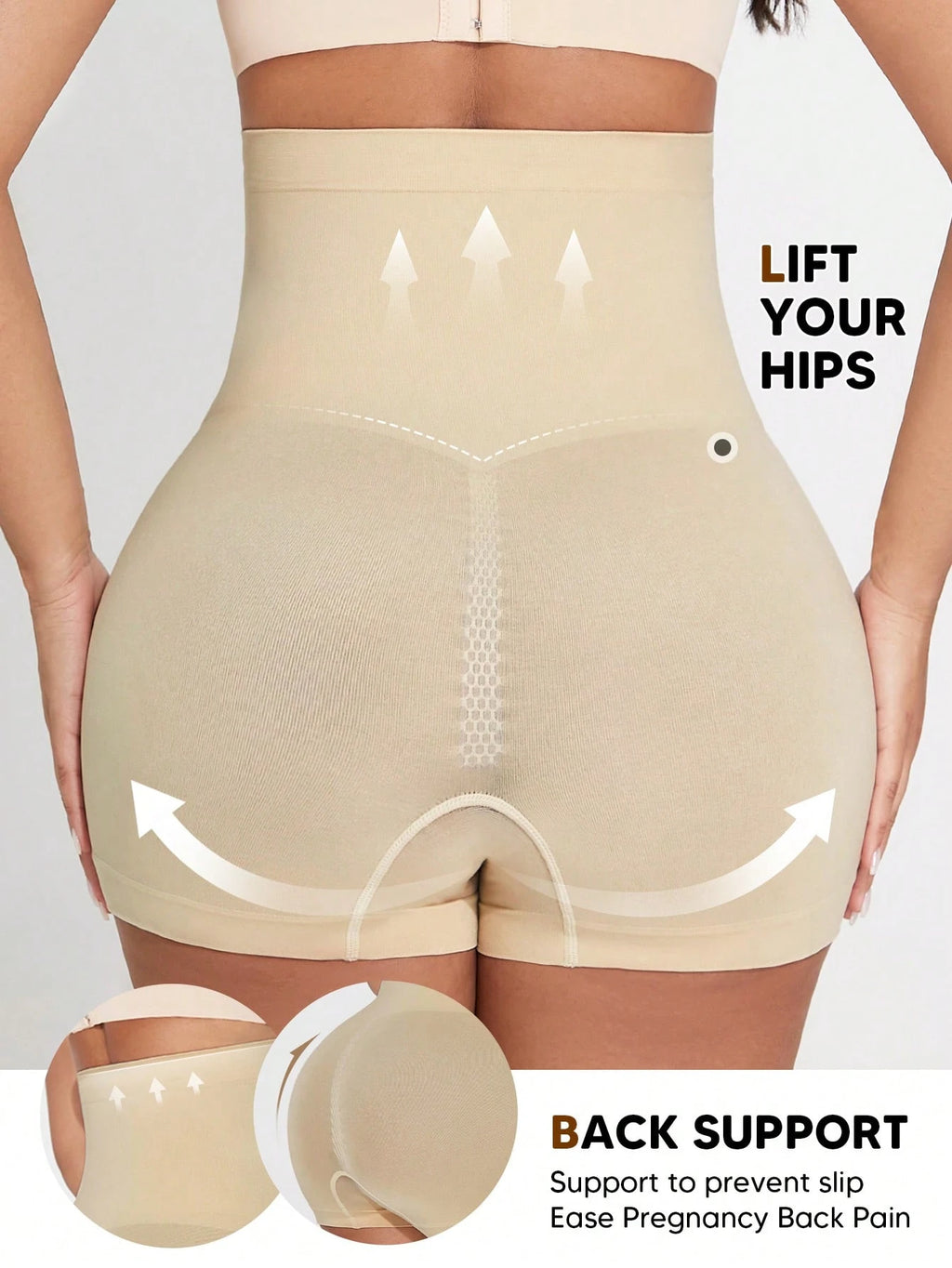 Maternity High Waisted Belly Support Shorts | Expandable Yoga Activewear | Christmas Edition