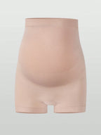Maternity High Waisted Belly Support Shorts | Expandable Yoga Activewear | Christmas Edition