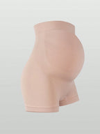 Maternity High Waisted Belly Support Shorts | Expandable Yoga Activewear | Christmas Edition