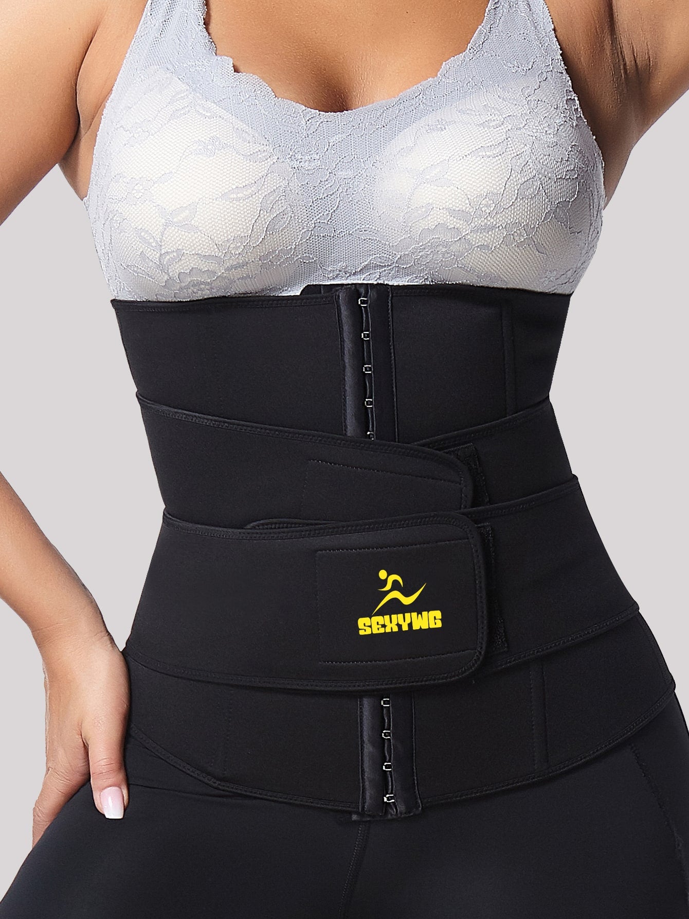 Neoprene Sports Waist Trainer | Adjustable Buckle Tummy Control Belt