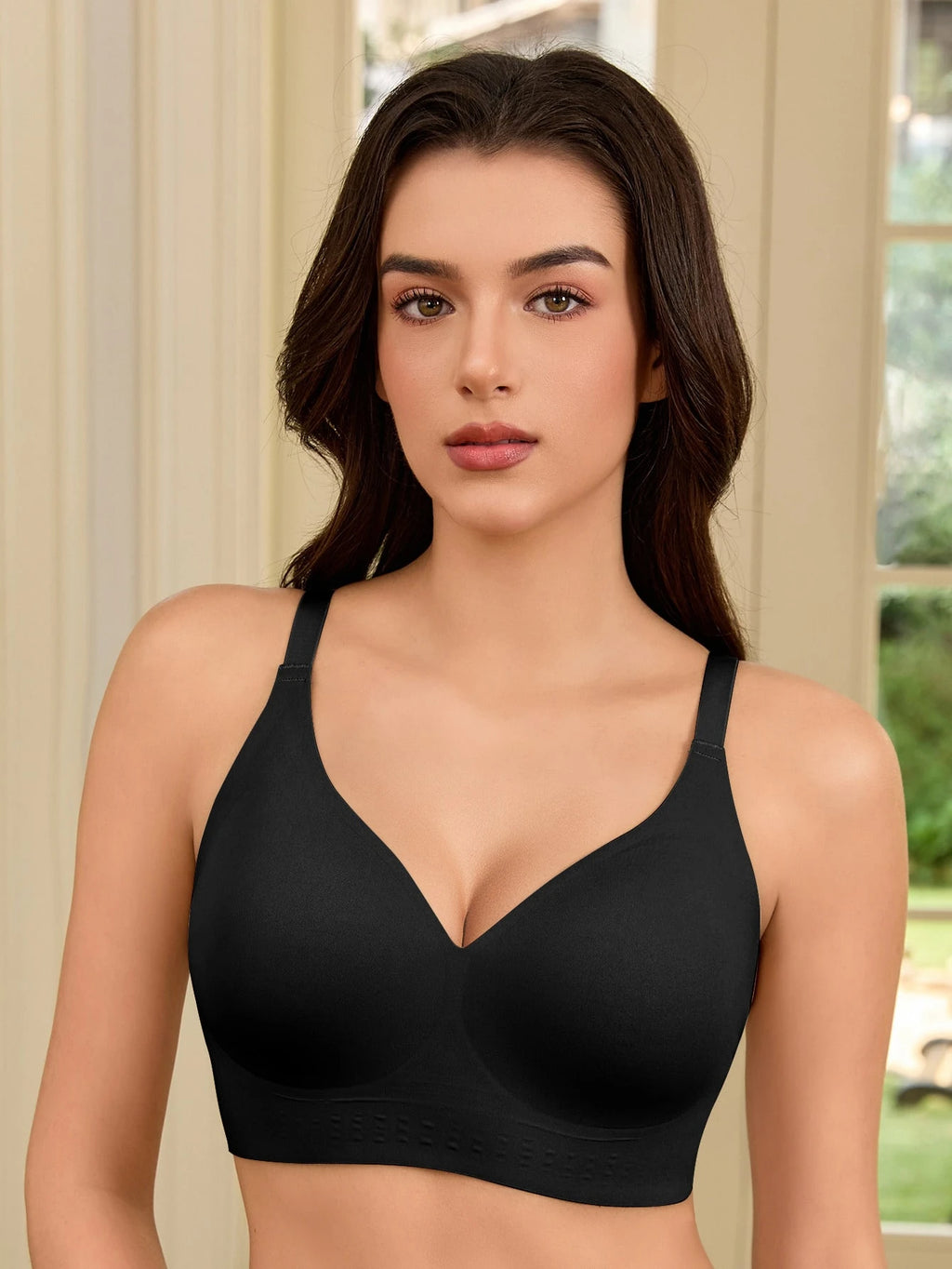 Wireless Jelly Bra | Seamless Sports Bra | Wire-Free Comfort | Soft Support | Full Bust Friendly