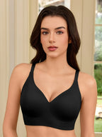 Wireless Jelly Bra | Seamless Sports Bra | Wire-Free Comfort | Soft Support | Full Bust Friendly