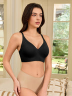 Wireless Jelly Bra | Seamless Sports Bra | Wire-Free Comfort | Soft Support | Full Bust Friendly