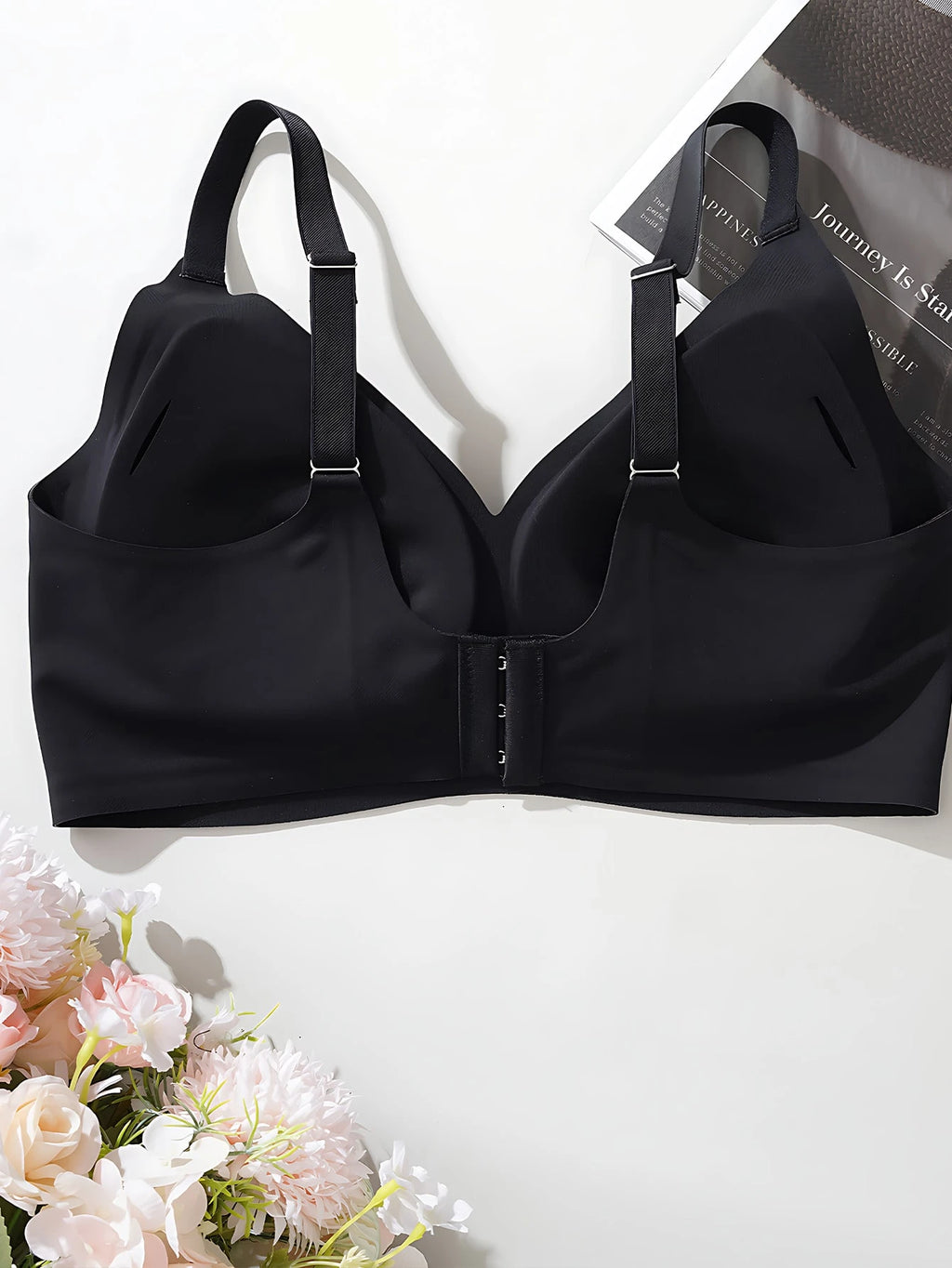 Wireless Jelly Bra | Seamless Sports Bra | Wire-Free Comfort | Soft Support | Full Bust Friendly