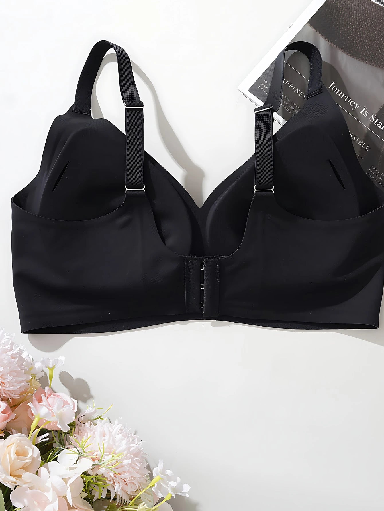 Wireless Jelly Bra | Seamless Sports Bra | Wire-Free Comfort | Soft Support | Full Bust Friendly