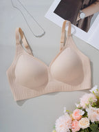 Wireless Jelly Bra | Seamless Sports Bra | Wire-Free Comfort | Soft Support | Full Bust Friendly