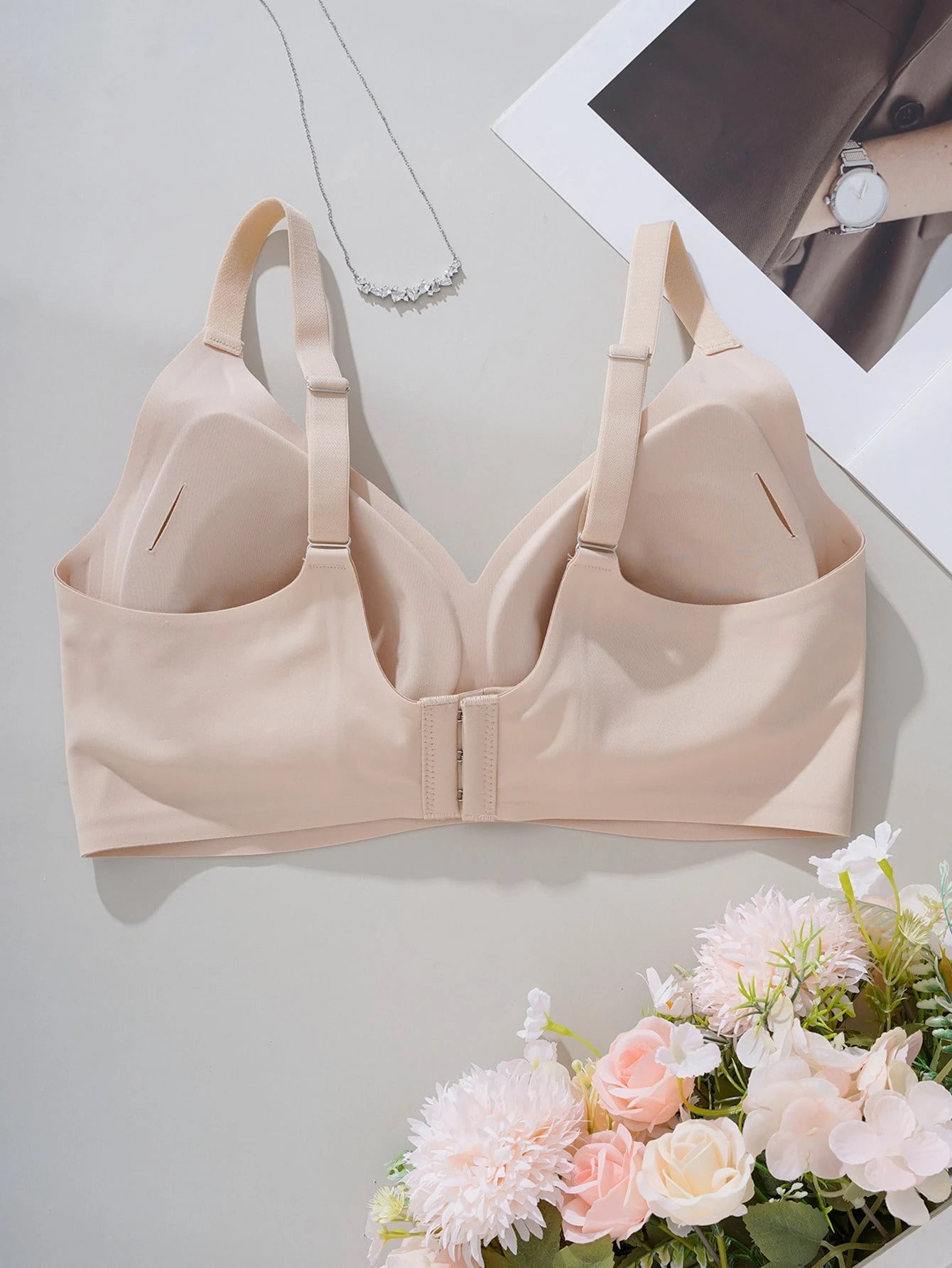 Wireless Jelly Bra | Seamless Sports Bra | Wire-Free Comfort | Soft Support | Full Bust Friendly
