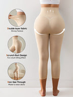 Sculpting 7/8 Length Leggings | High-Waist Tummy Control Shaper