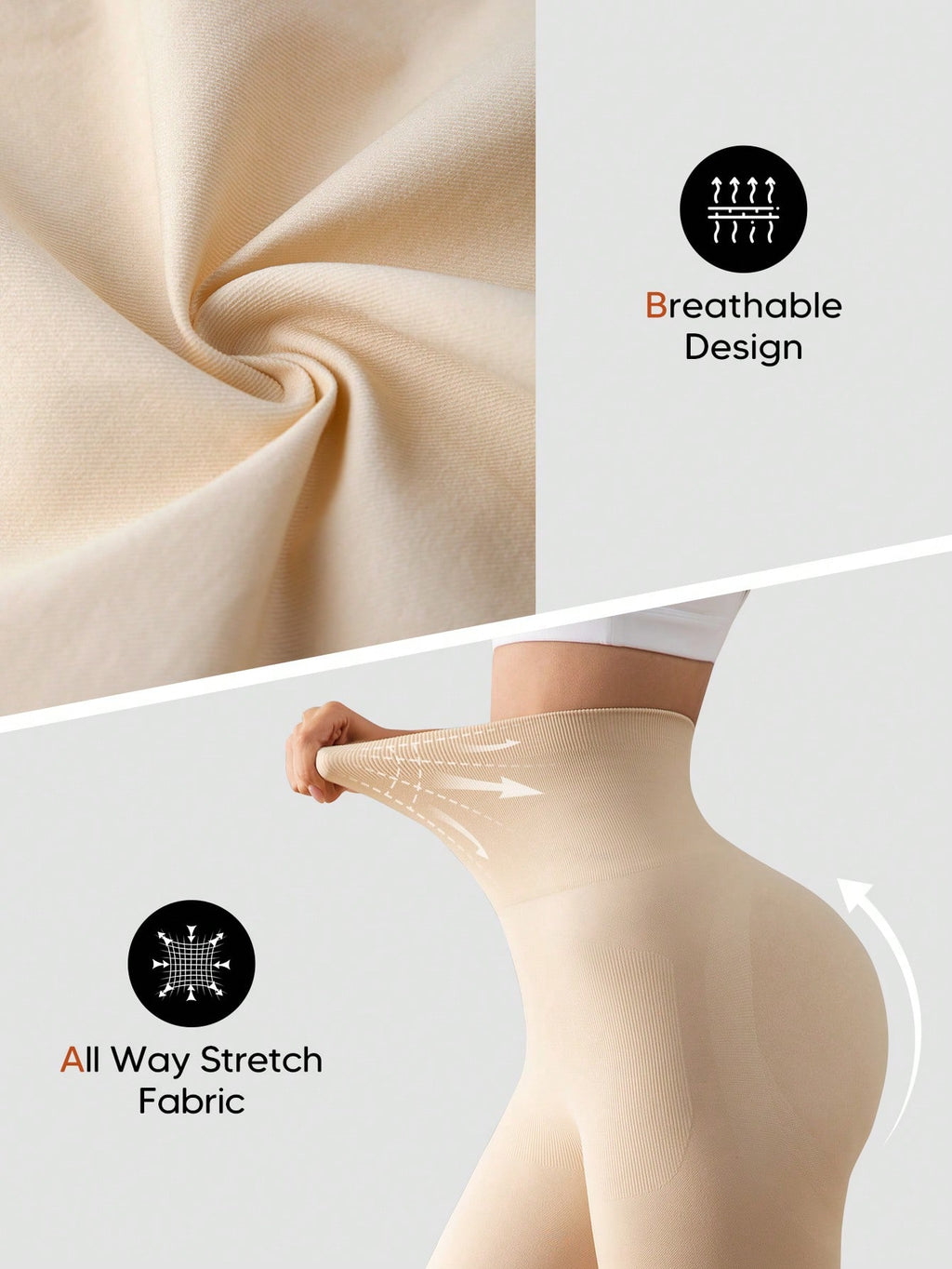 Sculpting 7/8 Length Leggings | High-Waist Tummy Control Shaper