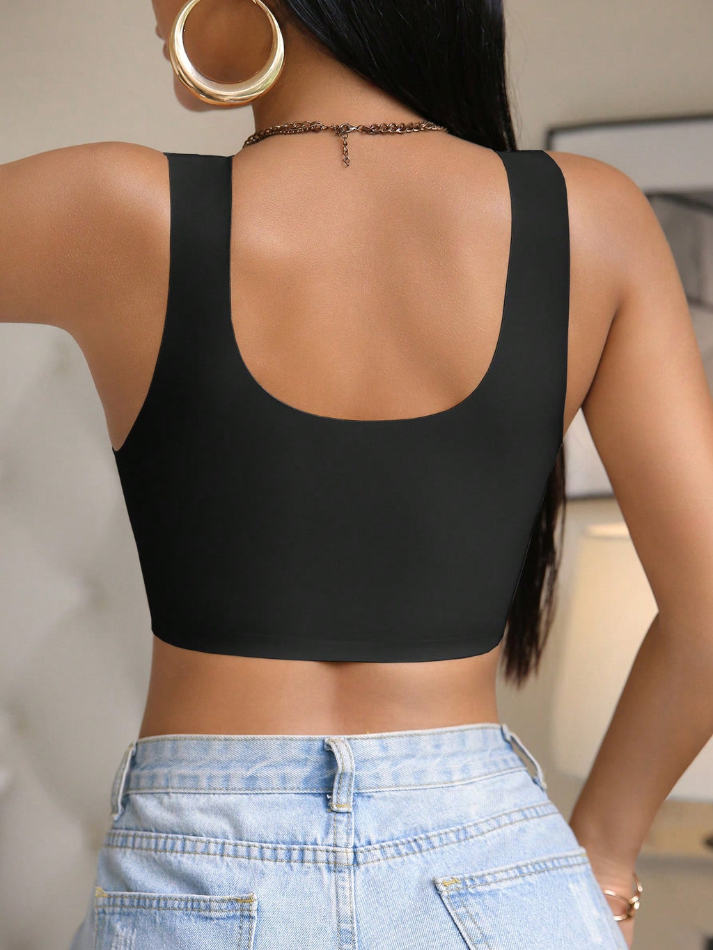 Seamless Nude Wireless Bra | Lightweight Lift Support Sports Bra with Removable Pads & Wide Straps
