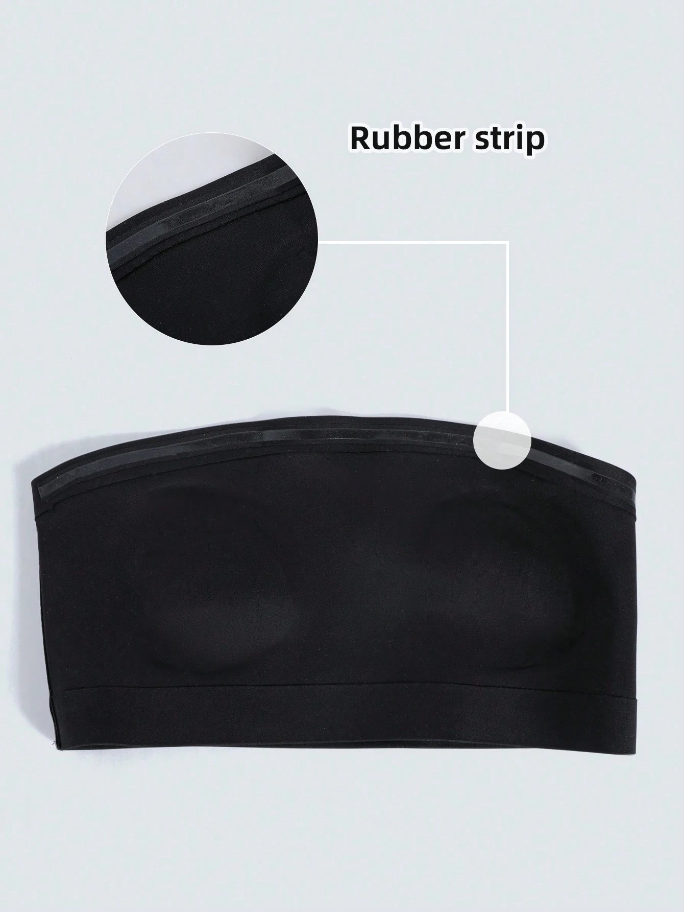 Strapless Bandeau Bra | Seamless Wireless Unpadded Fit | Backless Comfortable Everyday Lingerie