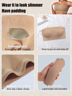Strapless Bandeau Bra | Seamless Wireless Unpadded Fit | Backless Comfortable Everyday Lingerie