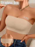 Strapless Tube Top Bralette Set | Backless Seamless Bra | Comfortable Summer Lingerie