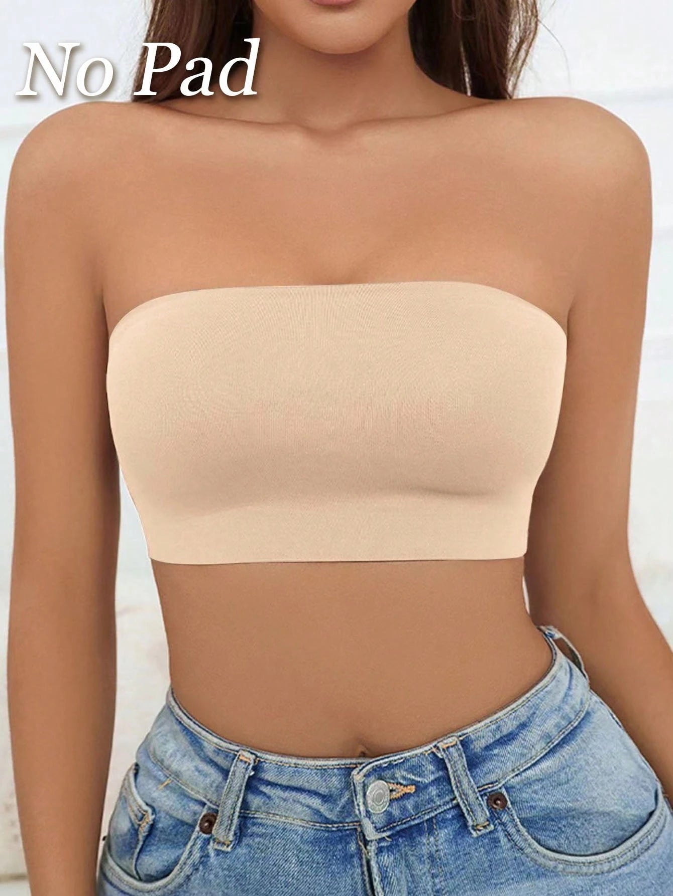 Strapless Tube Top Bralette Set | Backless Seamless Bra | Comfortable Summer Lingerie