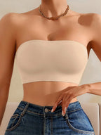 Strapless Tube Top Bralette Set | Backless Seamless Bra | Comfortable Summer Lingerie