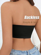Strapless Tube Top Bralette Set | Backless Seamless Bra | Comfortable Summer Lingerie