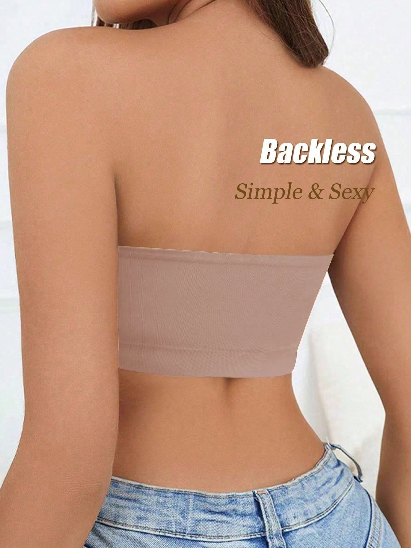 Strapless Tube Top Bralette Set | Backless Seamless Bra | Comfortable Summer Lingerie