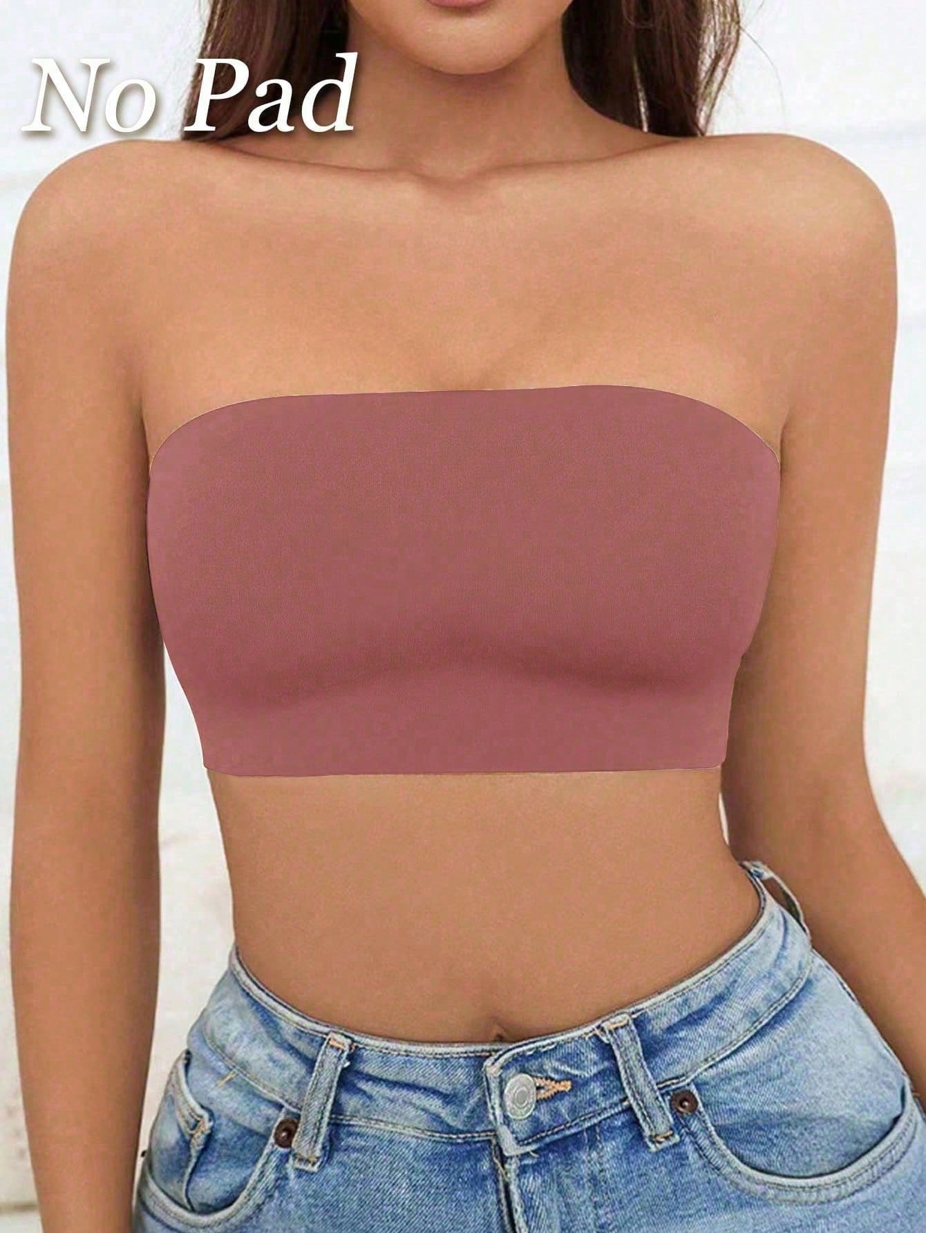 Strapless Tube Top Bralette Set | Backless Seamless Bra | Comfortable Summer Lingerie