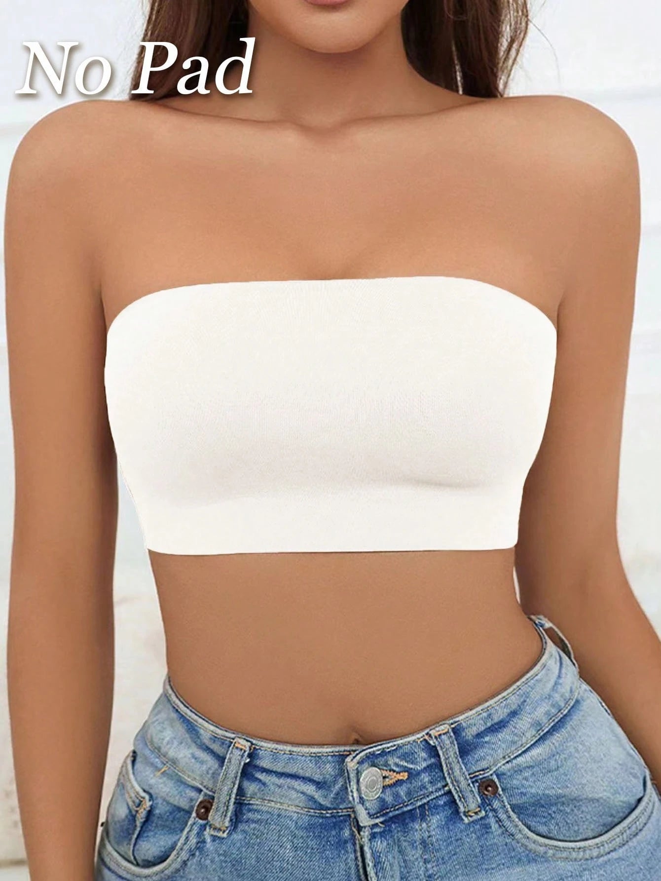 Strapless Tube Top Bralette Set | Backless Seamless Bra | Comfortable Summer Lingerie