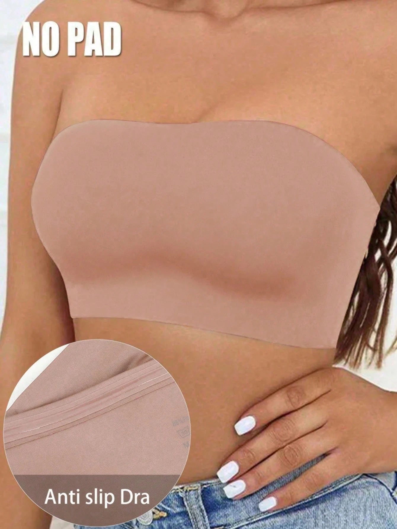 Strapless Tube Top Bralette Set | Backless Seamless Bra | Comfortable Summer Lingerie